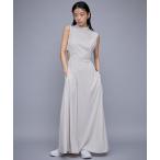ワンピース WAIST HOLE SLEEVELESS JERSEY LONG DRESS / ウェストホールスリーブレスジャージロングドレス