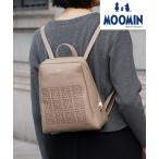 デイバック リュック ムーミン 上品 な 大人 かわいい 軽量 フェイク レザーリュック レディース