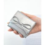 財布 リボン ボックスコイン 三つ折り財布 ミニ財布 ルリリ レディース