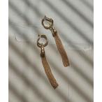 イヤリング チェーン タッセル イヤリング レディース