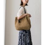 ショッピングカゴバッグ かごバッグ カゴバッグ タッセル付きペーパーかごトート