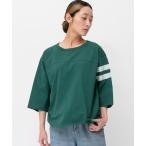 tシャツ フットボールクロップドTシャツ レディース