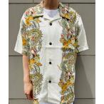 ブラウス シャツ HOUSTON /ヒューストン 41107 ALOHA SHIRT (龍虎) / アロハシャツ/ HS411 レディース メンズ