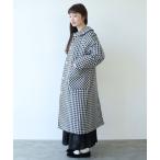 コート アウター ●gingham quilt コート レディース