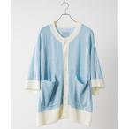カーディガン ステッチサマーニットカーディガン メンズ レディース