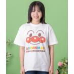 tシャツ アンパンマンお顔半袖Tシャツ 大人 レディース