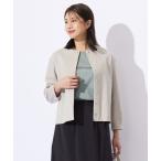 カーディガン グログランジャージー カーディガン レディース