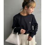 tシャツ Tシャツ 「FRED PERRY/フレッドペリー」 ツインティップライン ワンポイントロゴ刺繍ロンT レディース メンズ