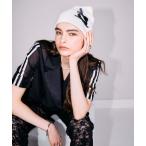 ショッピングforever21 ニット帽 ニットキャップ 「2024SS」リボンニットビーニー レディース