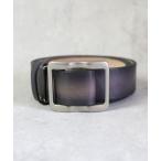 ベルト 栃木レザーグラデバックルベルト メンズ レディース
