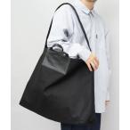 トートバッグ 硬化キャンバス レザーコンビ ビッグ ショルダートートバッグ メンズ レディース