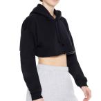 トレーナー スウェット 裏毛ショートパーカー レディース