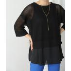 ショッピングチュニック チュニック メッシュレイヤードセット