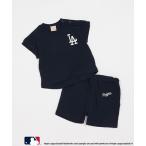 ベビー 「MLB」ロゴワッペンセットアップ
