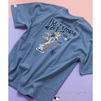 tシャツ 「Looney Tunes×MLB」オリジナルデザインTシャツ ドロップショルダー ビッグシルエット ユニセックス メンズ レディース
