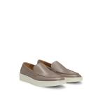 ローファー エンボスBOSSロゴ グレイ