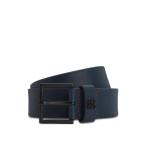 ベルト HUGOスタックロゴループ レザーベルト メンズ