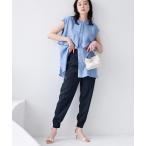 パンツ ベーシックセンタープレスジョガーパンツ レディース