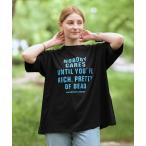 tシャツ テキストロゴTシャツ レディース