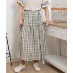 スカート ジグザグヨークギャザースカート