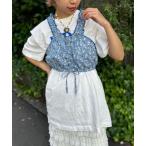 キャミソール INDIA花柄ビスチェ レディース
