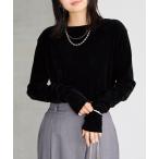 tシャツ フロッキーベロアプルオーバー レディース