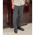 ショッピングパンツ パンツ オンラインストア限定ストレッチポリエステル　プリーテッド　ウォッシャブルパンツ メンズ