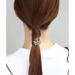 ヘアゴム メタルフレームフラワーヘアゴム