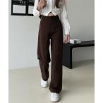 ジーンズ デニム デニムパンツ ハイウエスト デニムカラーパンツ 韓国風 レディース