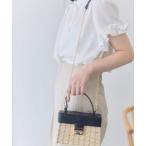 ショッピングカゴバッグ かごバッグ カゴバッグ スクエア型ショルダーかごバッグ