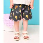 パンツ 「リンク」サーティワン 無地・総柄ハーフパンツ キッズ 子供服 男の子 女の子