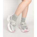 スニーカー 厚底 ベルクロ スニーカーサンダル レディース