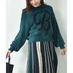 ニット セーター アルファベットロ