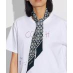 スカーフ バンダナ ヴィンテージ シグネチャー プリント シルク スキニー スカーフ レディース メンズ