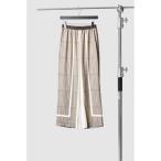 パンツ CHIGNON チェックパネル柄パンツ レディース