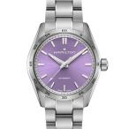 腕時計 HAMILTON 「ハミルトン」 腕時計 Jazzmaster （ジャズマスター） Performer オート 自動巻き 34MM パープル×