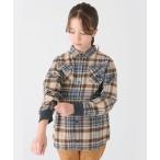 ブラウス シャツ ハッピーネルシャツ キッズ 子供服 男の子 女の子