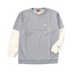 トレーナー  「裏毛」フェイクレイヤードスウェット(雪男) キッズ 子供服 男の子 女の子