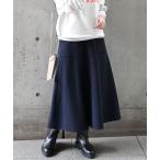 「SHIPS any」 フレアスカート ONE SIZE ネイビー レディース