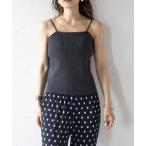 キャミソール カップ付きラメニットキャミ レディース