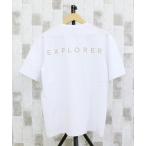 ショッピング半袖トップス プリント ロゴ tシャツ Tシャツ メンズ デルズ バックプリントショートスリーブTシャツ DELUZ S/S R/TEE