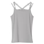 インナーシャツ 肌着 リボンホルターネックキャミソール レディース