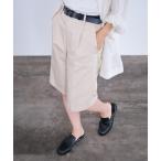 パンツ タックショートパンツ レディース