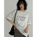 tシャツ オーバーサイズロゴTシャツ レディース