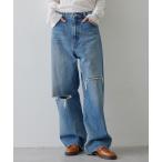 ジーンズ デニム デニムパンツ 「GEMINI」ダメージデニム レディース