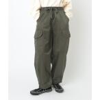 カーゴパンツ R4235 コットンナイロンのプルオンカーゴパンツ レディース