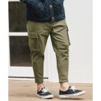 パンツ カーゴパンツ メンズ mp12503-Fleece Lining Stretch Twill Ankle Cargo Pants カーゴパンツ