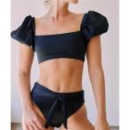  купальный костюм пуховка рукав лента дизайн высокий талия бикини купальный костюм женский 