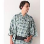 浴衣 メンズ浴衣 4点セット 「絞り柄」 「接触冷感加工」 メンズ