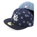ショッピングニューエラ キャップ キャップ 帽子 ニューエラ キャップ  59FIFTY　デニムモノグラム メンズ レディース